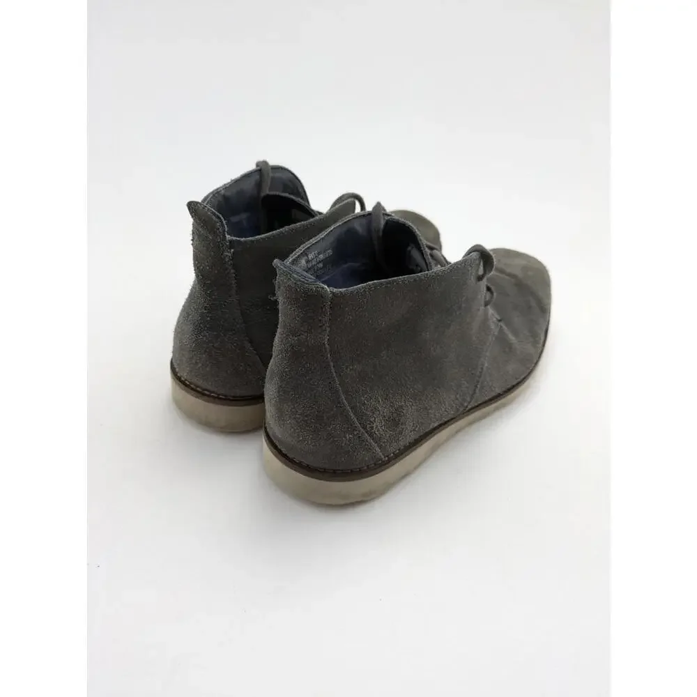Mens Odin New York Gray Chukka Leather Lace Up Dress Boots F16855676 Size 12